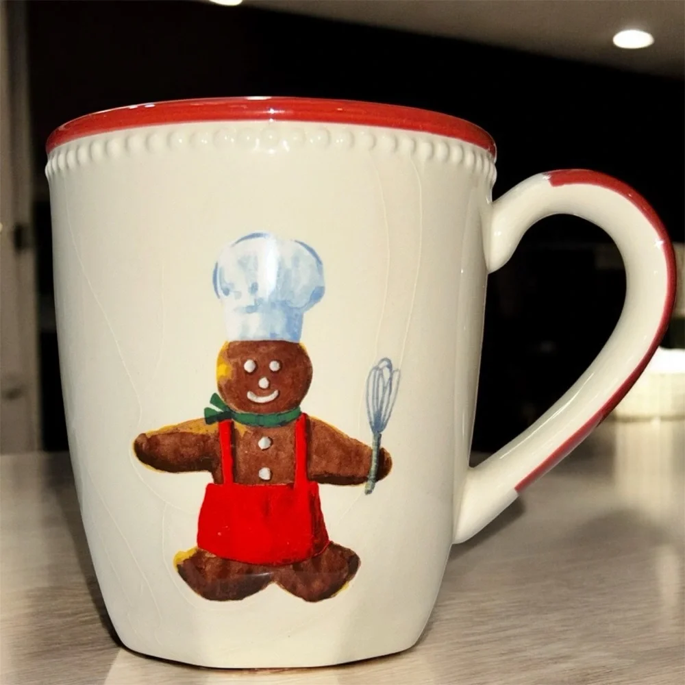 Holiday Gingerbread Chef Mug